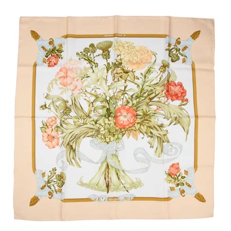 Hermes floral scarf wrap